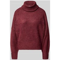 ICHI Regular Fit Strickpullover mit Alpaka-Anteil Modell 'IHKAMARA' in Bordeaux, Größe XXL von Ichi