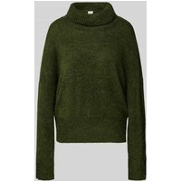 ICHI Regular Fit Strickpullover mit Alpaka-Anteil Modell 'IHKAMARA' in Khaki, Größe XXL von Ichi