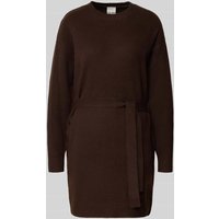 ICHI Relaxed Fit Kleid in Strick-Optik Modell 'Dasila' in Dunkelbraun, Größe XXL von Ichi