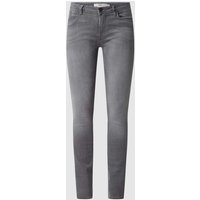 ICHI Skinny Fit Jeans mit Stretch-Anteil Modell 'Erin Izaro' in Hellgrau, Größe 26 von Ichi