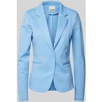 ICHI Slim Fit Blazer mit Paspeltaschen Modell 'KATE' in Hellblau, Größe XS von Ichi