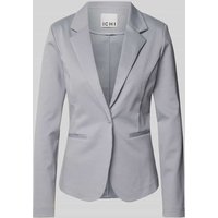 ICHI Slim Fit Blazer mit Paspeltaschen Modell 'KATE' in Hellgrau, Größe XXL von Ichi