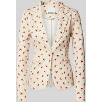 ICHI Slim Fit Blazer mit Paspeltaschen Modell 'KATE' in Offwhite, Größe XXL von Ichi