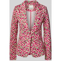 ICHI Slim Fit Blazer mit Paspeltaschen Modell 'KATE' in Pink, Größe M von Ichi