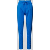 ICHI Slim Fit Sweathose mit elastischem Bund Modell 'KATE' in Royal, Größe XXL von Ichi