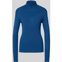 ICHI Strickpullover mit Rollkragen Modell 'MAFA' in Blau, Größe XXL von Ichi