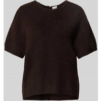 ICHI Strickpullover mit Rundhalsausschnitt Modell 'KAMARA' in Dunkelbraun, Größe XXL ICHI Strickpullover mit Rundhalsausschnitt Modell 'KAMARA' in Dunkelbraun, Größe XXL von Ichi