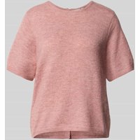ICHI Strickpullover mit Rundhalsausschnitt Modell 'KAMARA' in Rose, Größe L von Ichi