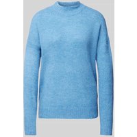 ICHI Strickpullover mit Stehkragen Modell 'Kamara' in Ocean, Größe M ICHI Strickpullover mit Stehkragen Modell 'Kamara' in Ocean, Größe M von Ichi