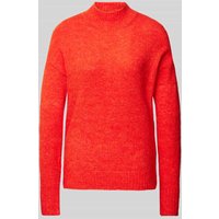 ICHI Strickpullover mit Stehkragen Modell 'Kamara' in Rot, Größe L ICHI Strickpullover mit Stehkragen Modell 'Kamara' in Rot, Größe L von Ichi