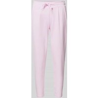 ICHI Tapered Fit Stoffhose mit verkürztem Schnitt Modell 'KATE' in Rosa, Größe XL von Ichi