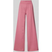 ICHI Wide Leg Stoffhose mit Bundfalten Modell 'KATE' in Rosa, Größe XL von Ichi