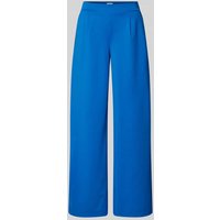 ICHI Wide Leg Stoffhose mit Bundfalten Modell 'KATE' in Royal, Größe XXL von Ichi