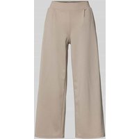 ICHI Wide Leg Stoffhose mit Bundfalten Modell 'KATE' in Beige, Größe XL von Ichi