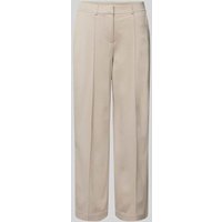 ICHI Wide Leg Stoffhose mit fixierten Bügelfalten Modell 'KATE' in Beige, Größe L ICHI Wide Leg Stoffhose mit fixierten Bügelfalten Modell 'KATE' in Beige, Größe L von Ichi