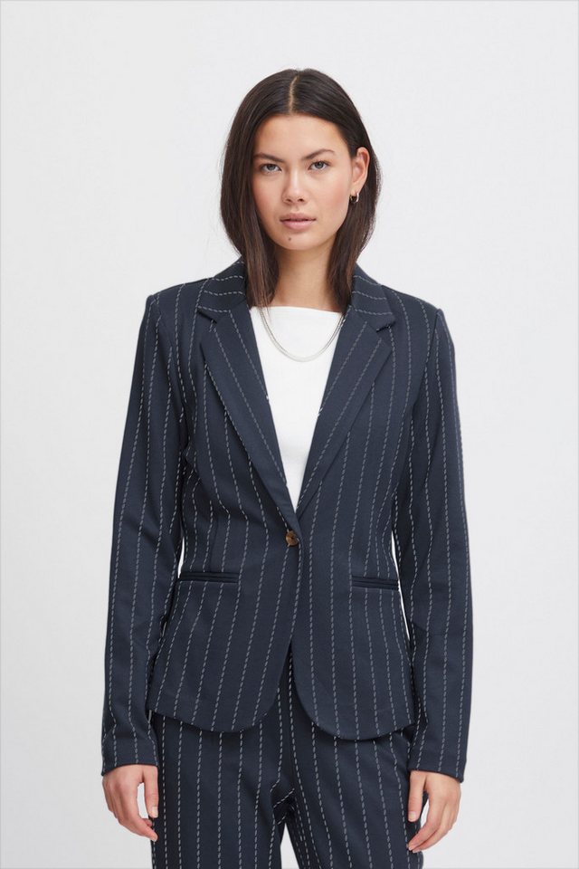 Ichi Blusenblazer IHRUTI BL12 Modischer Blazer mit Nadelstreifen-Optik von Ichi