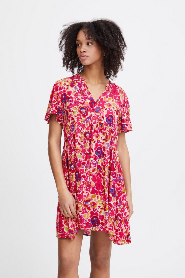 Ichi Blusenkleid IHMARRAKECH AOP DR15 cooles Wickelkleid mit Print von Ichi