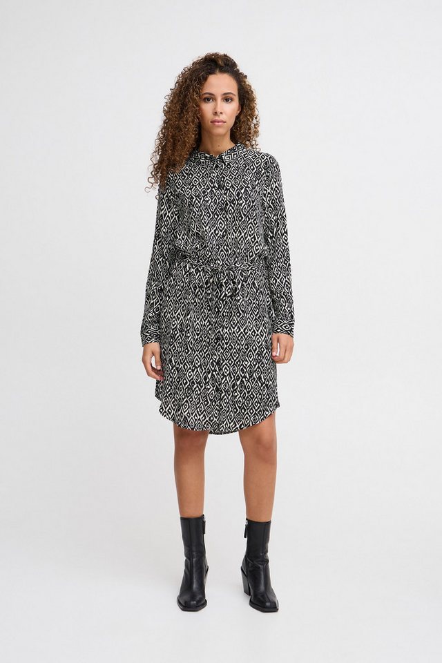 Ichi Blusenkleid Midikleid von Ichi