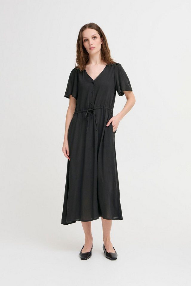 Ichi Blusenkleid Midikleid Ichi Blusenkleid Midikleid von Ichi