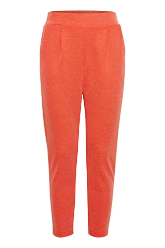 ICHI IHKATE Pique PA Damen Sweathose Sweatpants Relaxhose mit Stretch Enger Schnitt, Größe:XL, Farbe:Pureed Pumpkin (171449) von ICHI