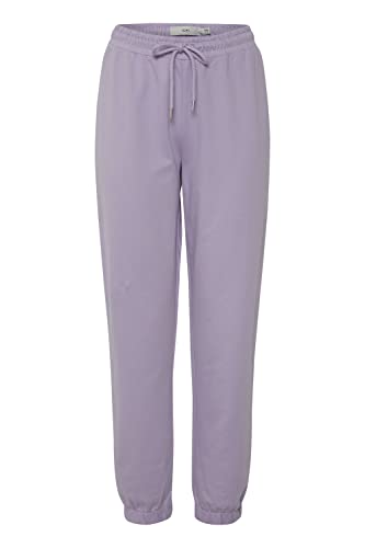 ICHI IHVEA PA Damen Jogginghose mit Kordelzug aus 100% Baumwolle Loose Fit, Größe:XXL, Farbe:Heirloom Lilac (163812) von ICHI