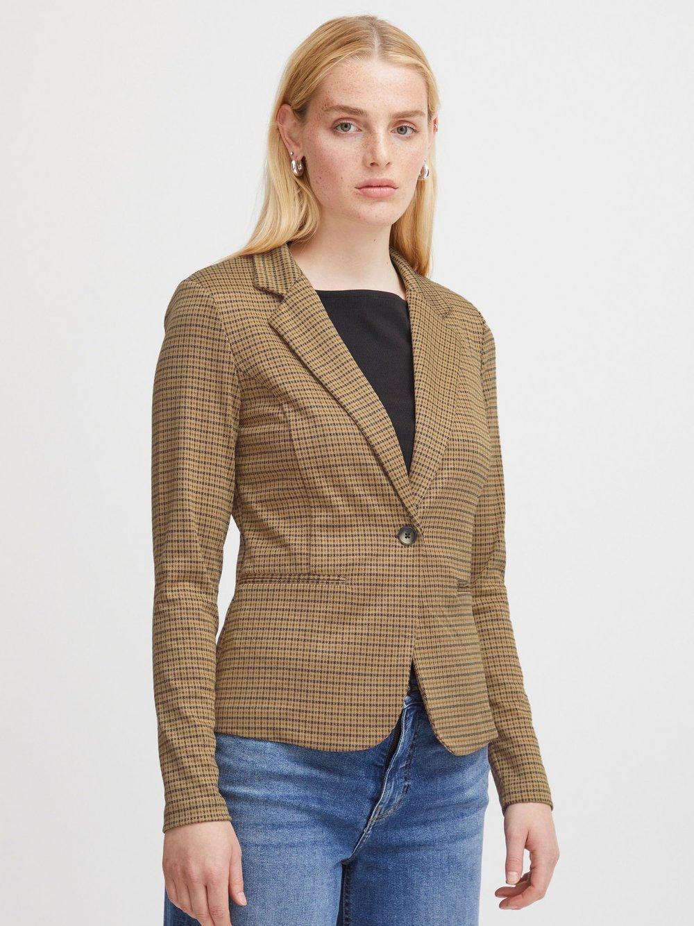 Ichi Jackenblazer Damen gemustert, braun von Ichi