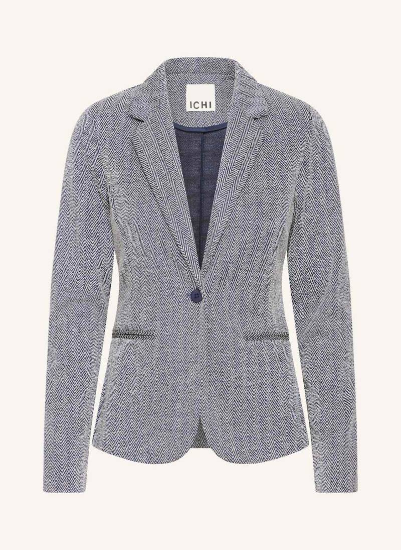 Ichi Jacquard-Blazer Ihkate blau von Ichi