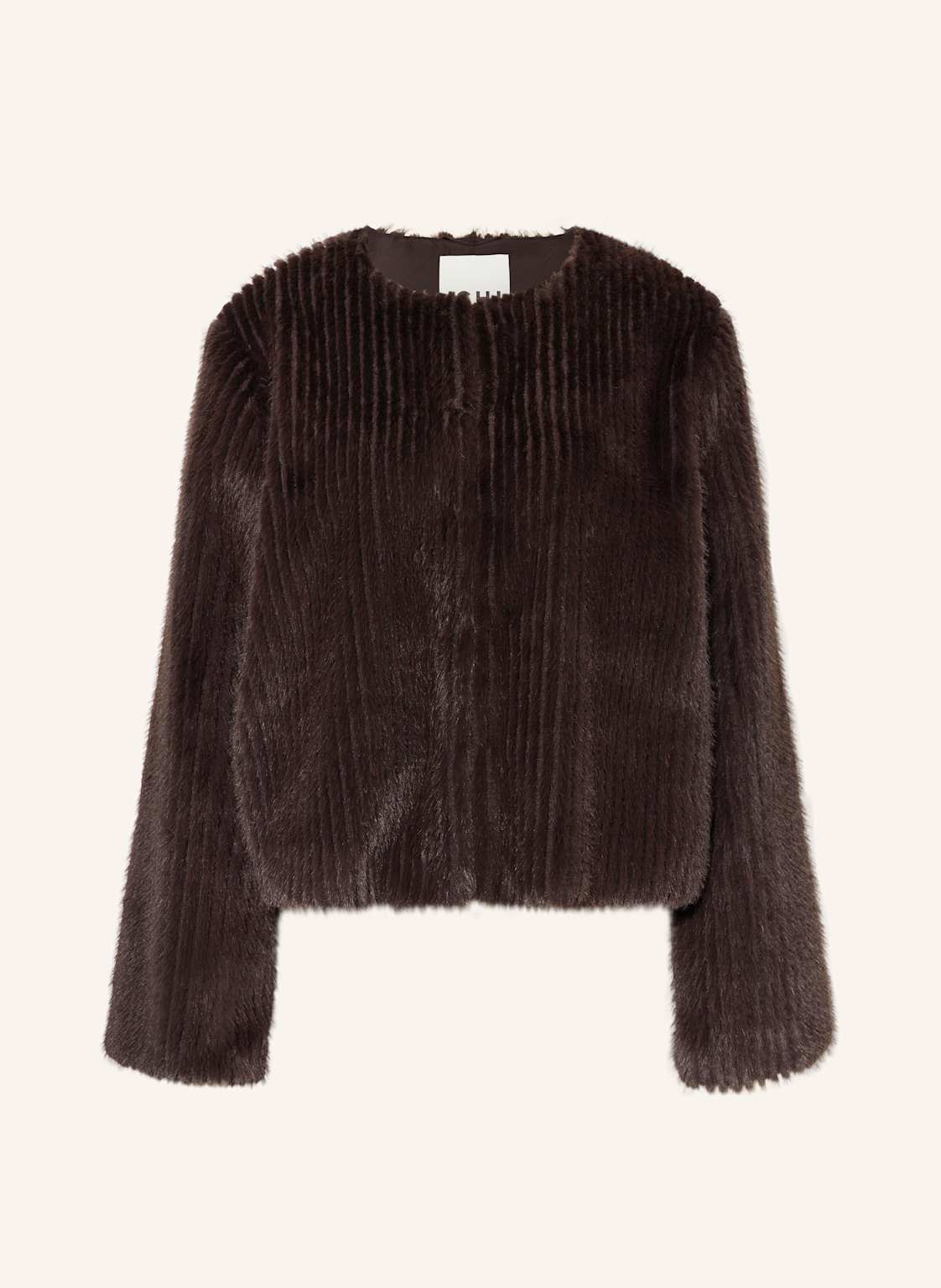 Ichi Kunstpelz-Jacke Ihcikora braun von Ichi