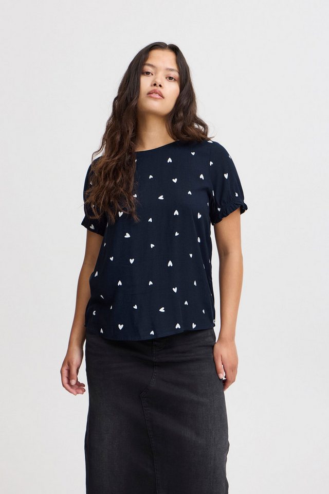Ichi Kurzarmbluse IHVERA SS23 modische Bluse von Ichi