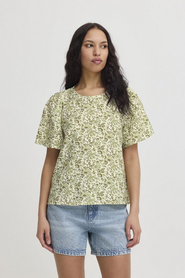 Ichi Kurzarmbluse IXHARPER Modische Bluse mit Muster von Ichi