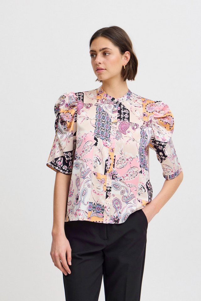 Ichi Kurzarmbluse IXNINA MS Modische Bluse von Ichi