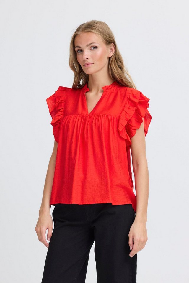 Ichi Kurzarmbluse Kurzarm-Bluse IHBRIANE von Ichi