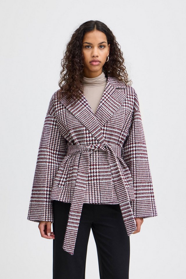 Ichi Kurzjacke IHJANNET CHECK JA4 schöne Übergangsjacke von Ichi