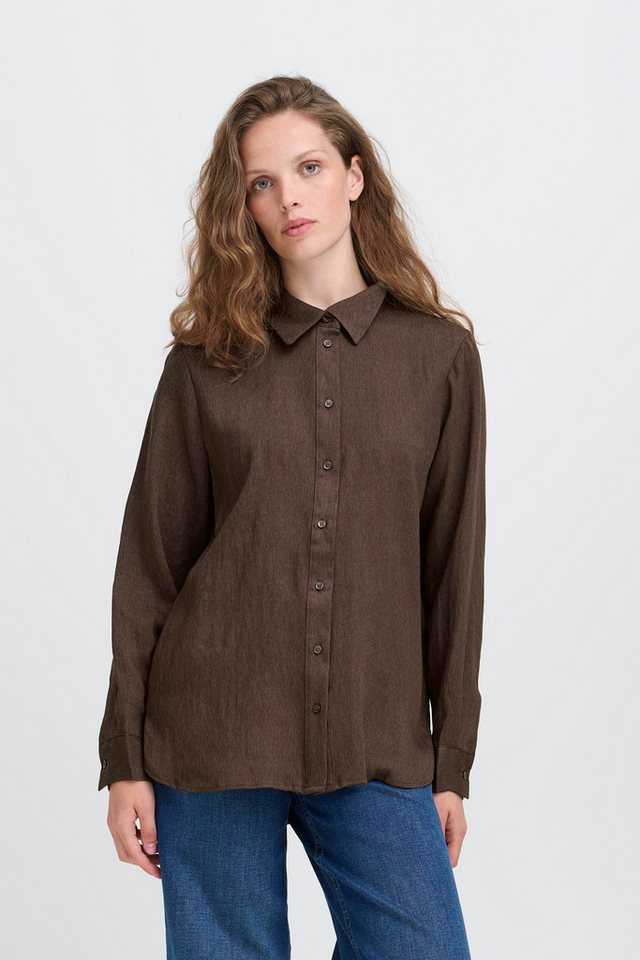 Ichi Langarmhemd Langarm - Hemd IHKIRSE von Ichi