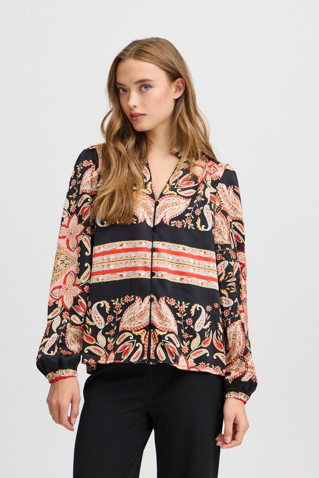 Ichi Langarmhemd Langarmbluse von Ichi