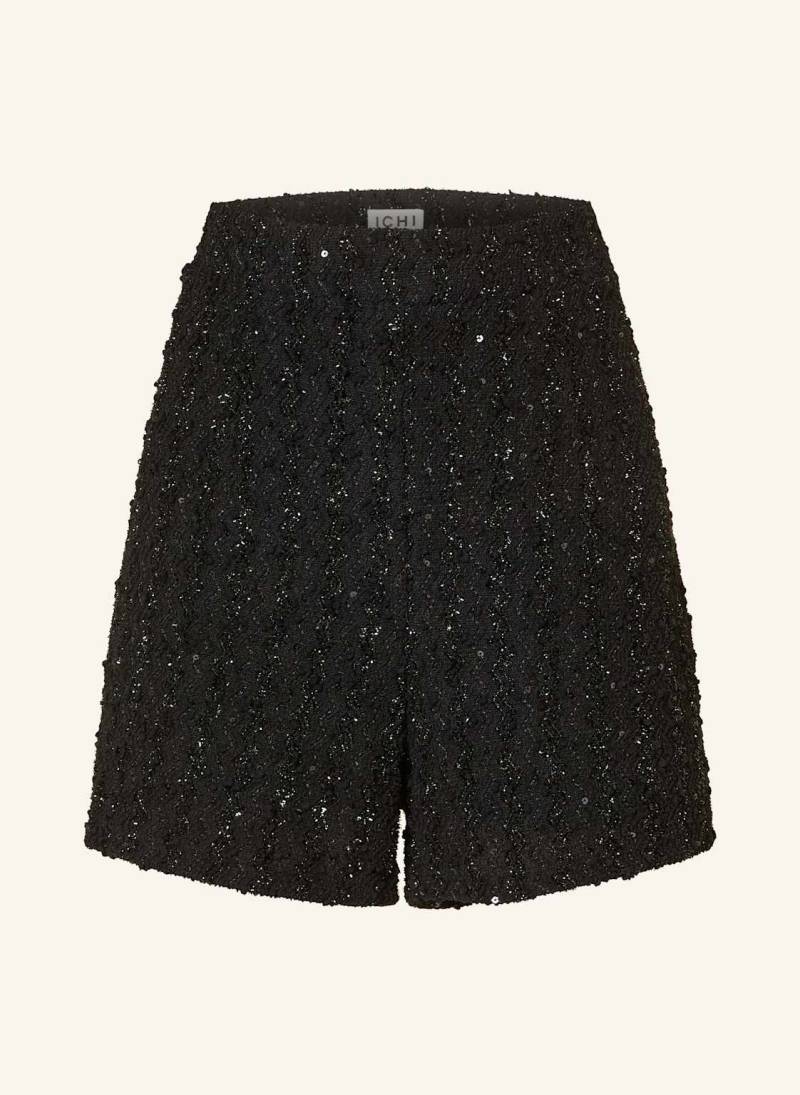 Ichi Shorts Ihninky Mit Glitzergarn schwarz von Ichi