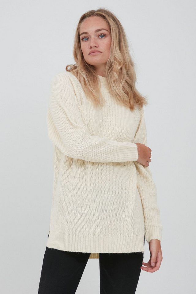 Ichi Strickpullover IHMARAT T-NECK LS2 - 20110409 Strickpullover mit Rippkragen von Ichi