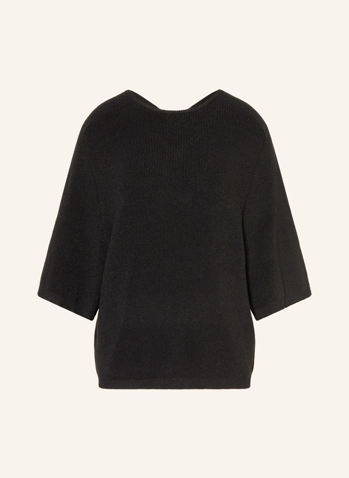 Ichi Strickshirt Ihcody Mit Glitzergarn schwarz von Ichi