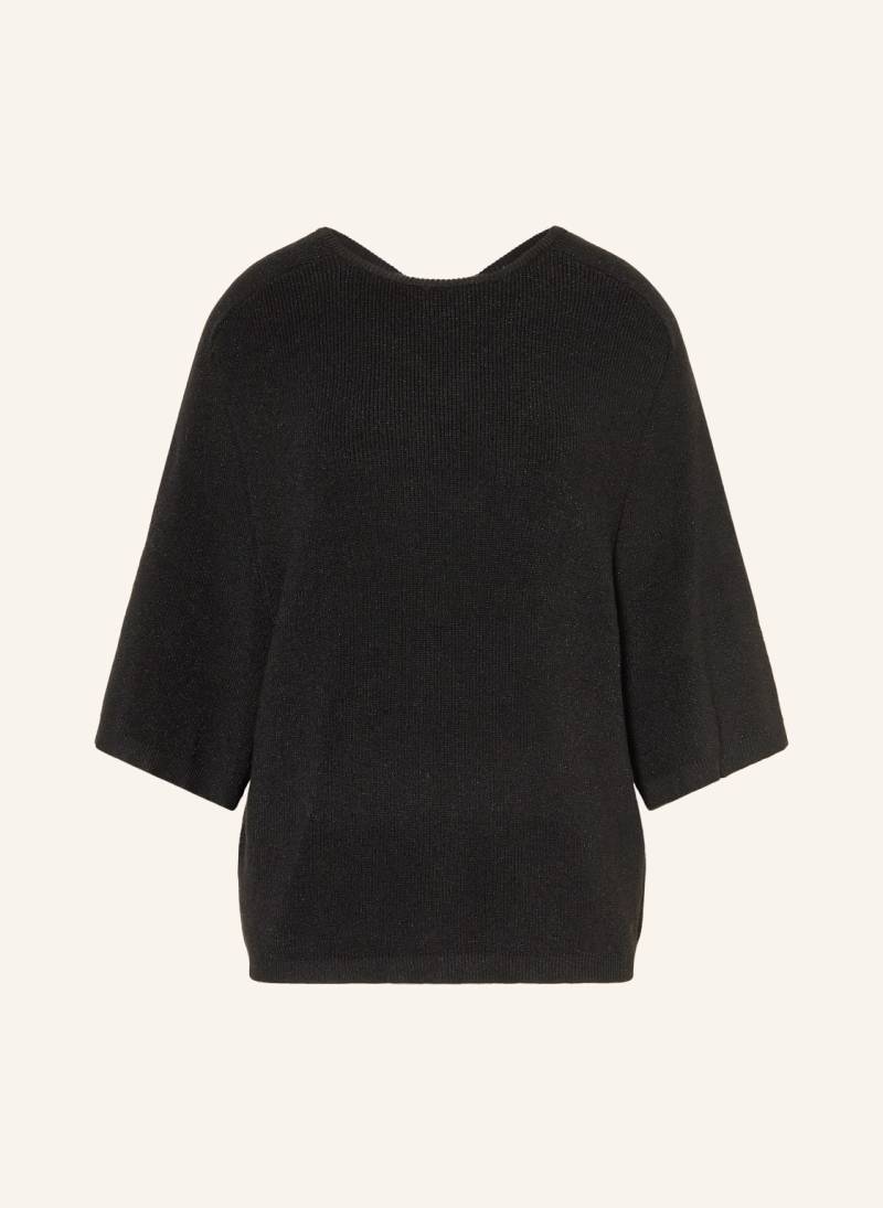 Ichi Strickshirt Ihcody Mit Glitzergarn schwarz von Ichi