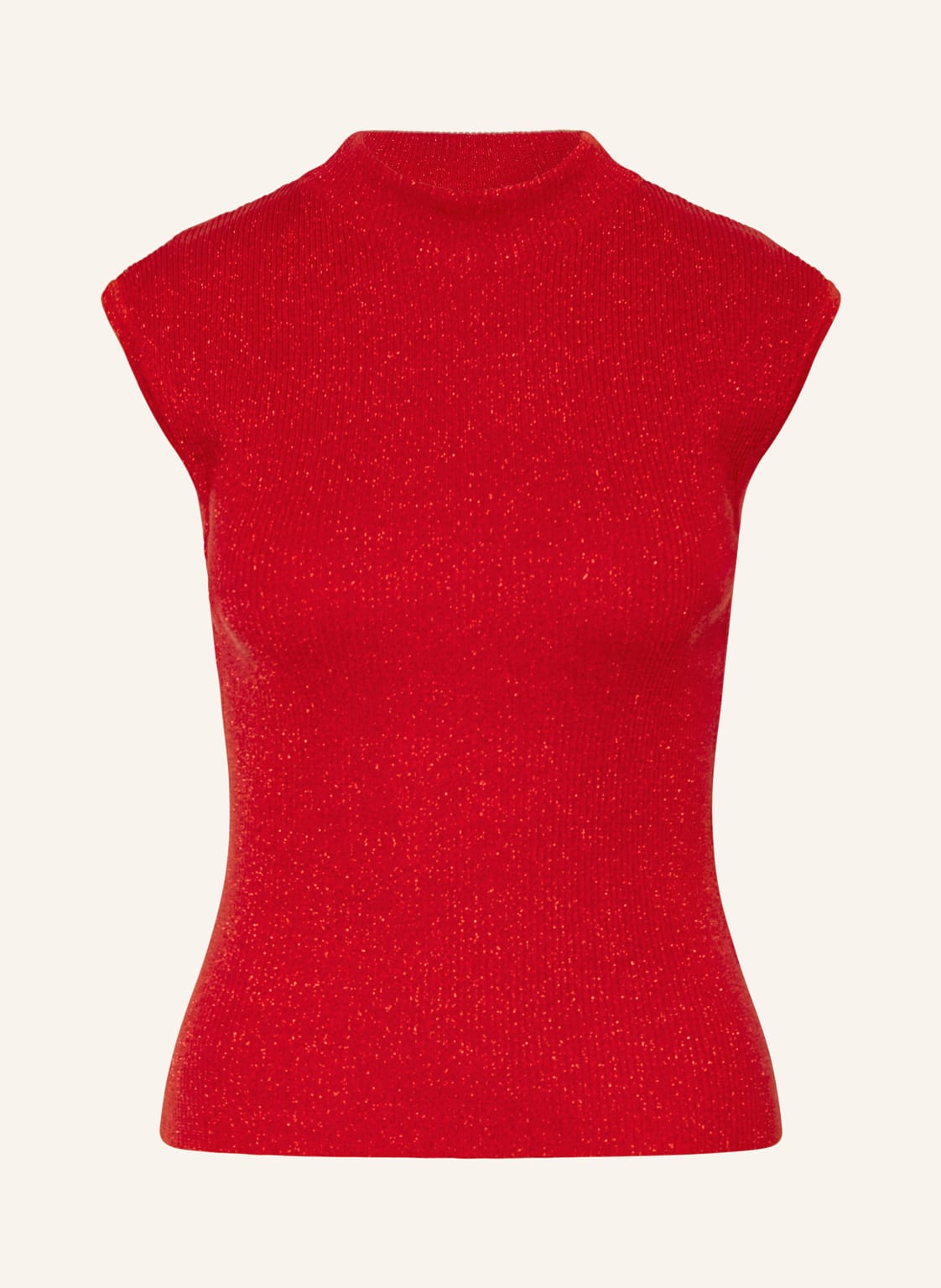 Ichi Stricktop Ihcody Mit Glitzergarn rot von Ichi