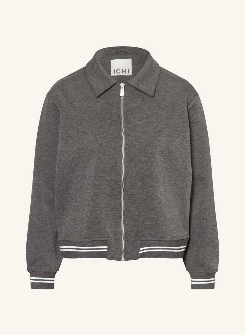 Ichi Sweatjacke Ihkate Sporty grau von Ichi