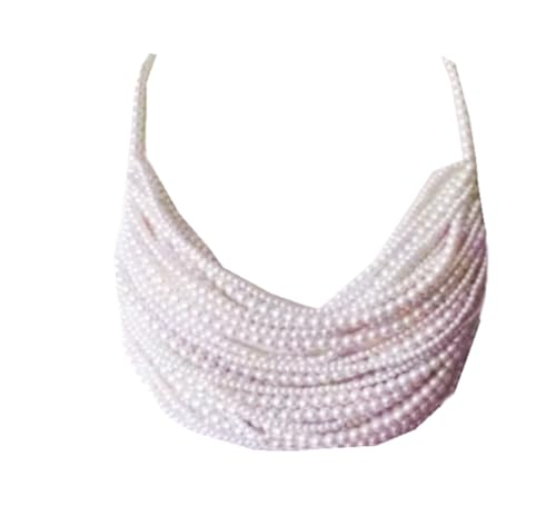Ichlovdu Handgefertigtes Perlen CropTop Mehrlagiges modisches Neckholder-Design von Ichlovdu