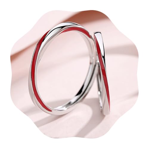 Paarringe aus 925 Sterling Silbe Zweifarbig Silber-Gold (Paar Ringe2) von Ichlovdu