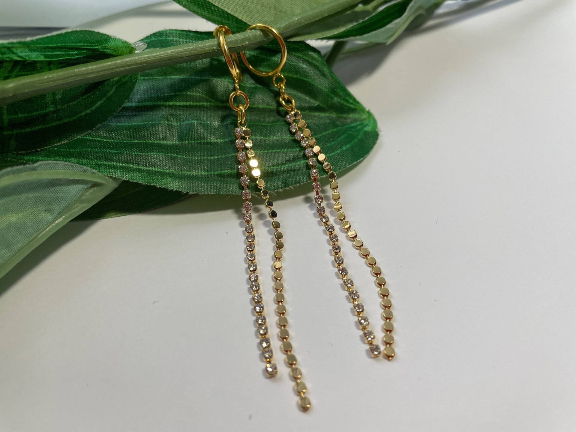 strass Creolen Ohrclips, Mädchen Ohrringe, Ohrclips strass Creolen Ohrclips, Mädchen Ohrringe, Ohrclips von IckleAccessories