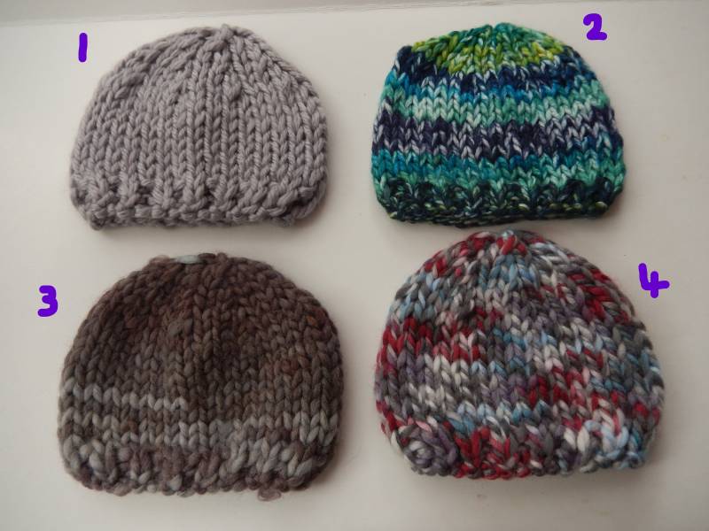 Handgestrickte Babymütze/Gestrickte Chunky von Icklepicklebabywear