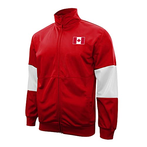 Icon Sports Active-Trainingsjacke für Erwachsene, Touchline, mit durchgehendem Reißverschluss, Kanada, XL von Icon Sports