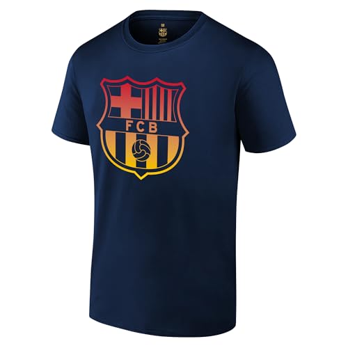 Icon Sports Unisex-Erwachsene Kurzarm Sonnenuntergang-Logo T-Shirt, 153, Marineblau, X-Large von Icon Sports