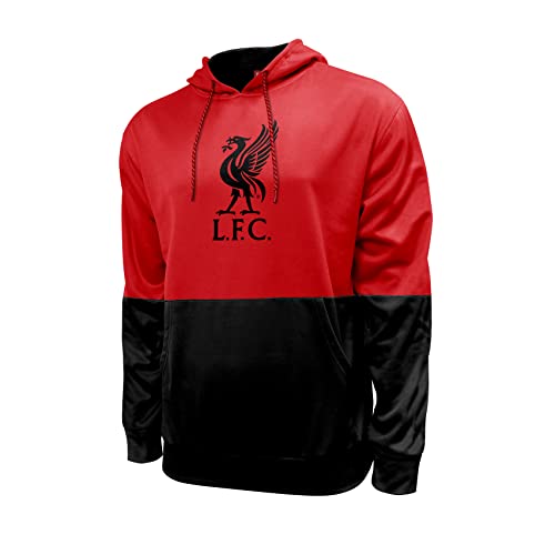 Icon Sports Herren Liverpool Fc Horizons Pullover Hoodie Kapuzen-Sweatshirt, rot, Medium von Icon Sports