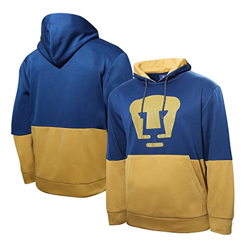 Icon Sports Herren Pumas UNAM Pullover Hoodie Kapuzenpullover, Marineblau, X-Large von Icon Sports