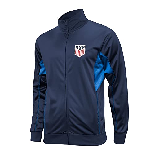 Icon Sports Herren Trainingsjacke, Fortress | Marineblau/Blau, Medium von Icon Sports